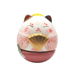 Culbuto chat kimono rose