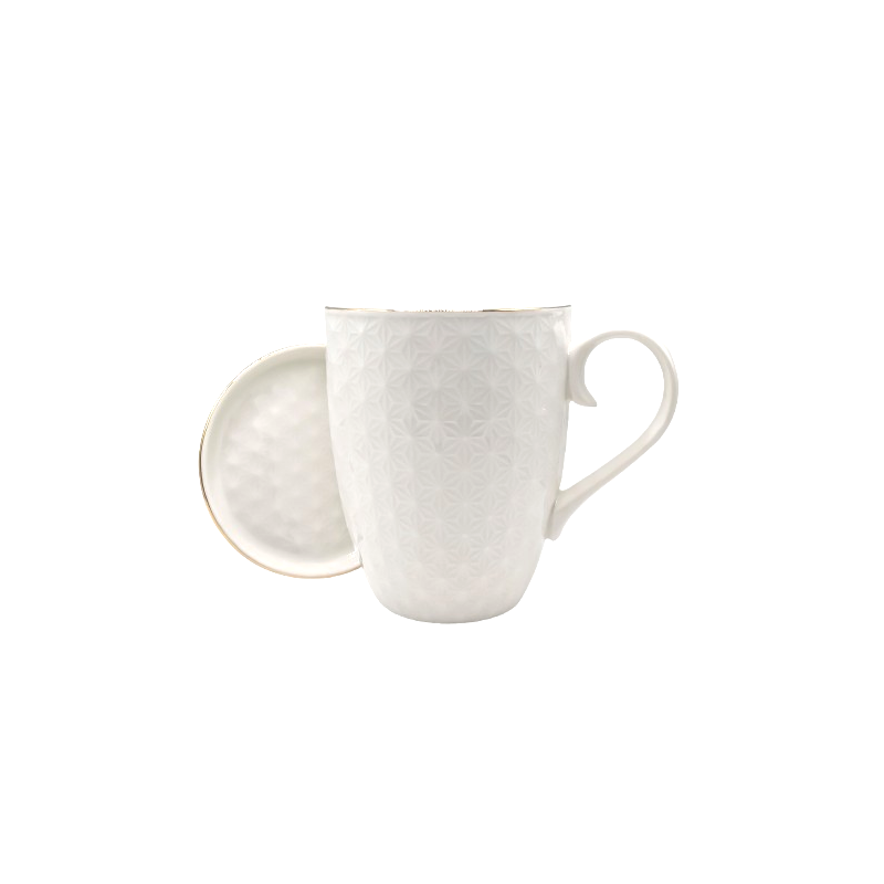 Mug blanc étoiles
