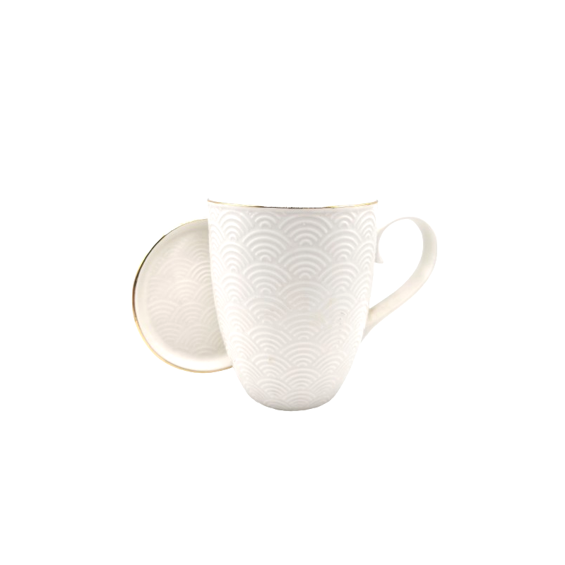 Mug blanc vague