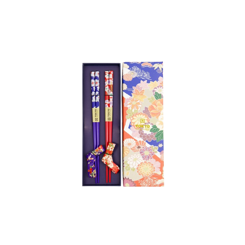 Set de 2 baguettes fleur