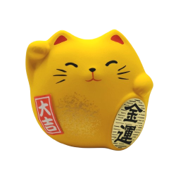 Maneki-Neko jaune