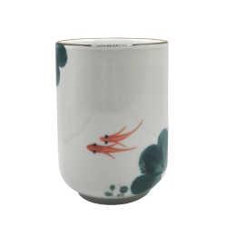 Gobelet carpe Koï et lotus