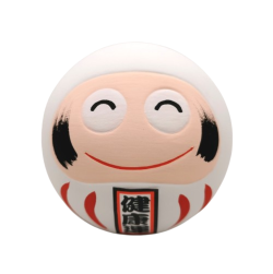Daruma rond blanc