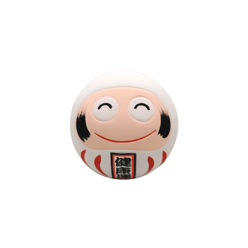 Daruma rond blanc