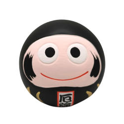 Daruma rond noir