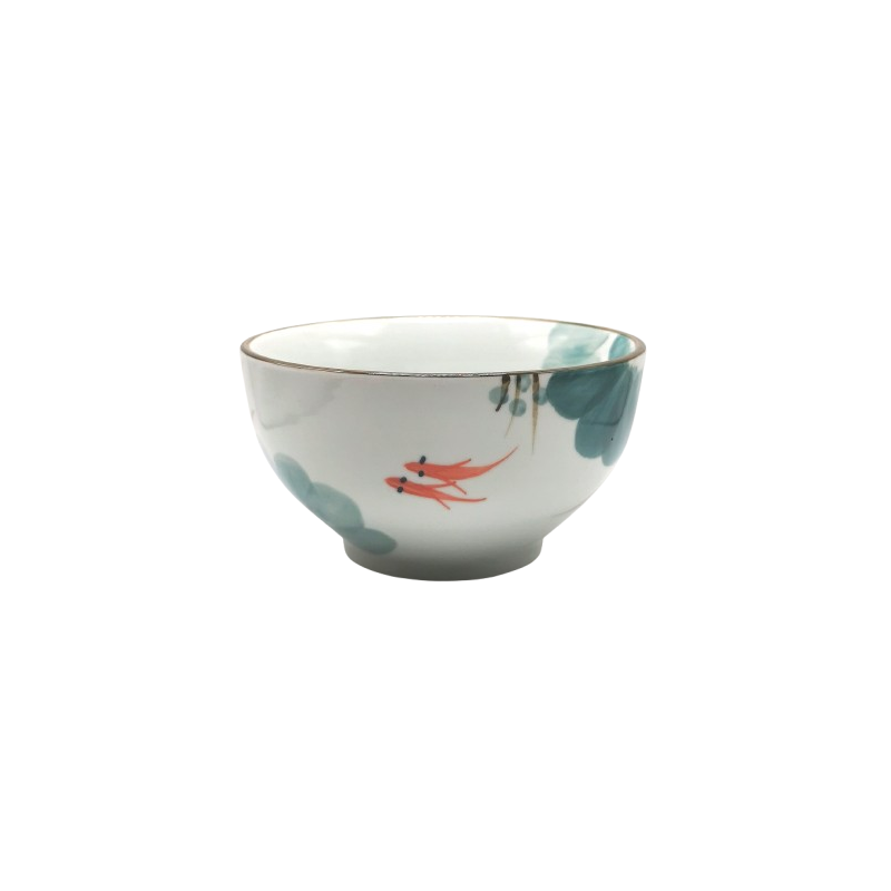 Bol carpe koï et lotus 12,5 cm