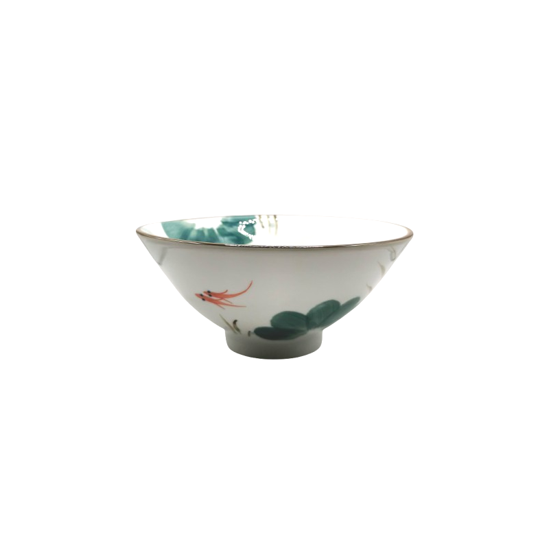 Saladier carpe koï et lotus 18 cm