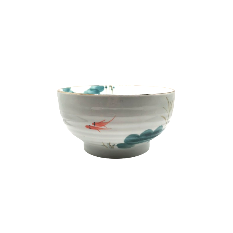 Saladier carpe koï et lotus 17 cm