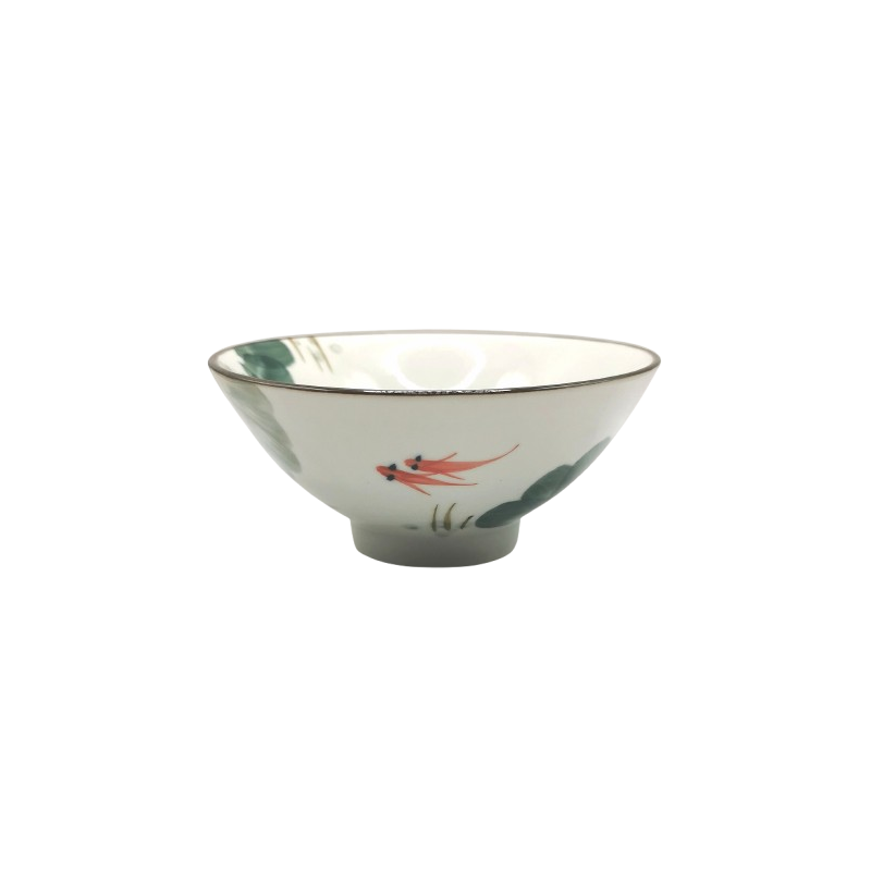 Bol carpe koï et lotus 13 cm