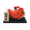 Carpe Koï rouge en céramique